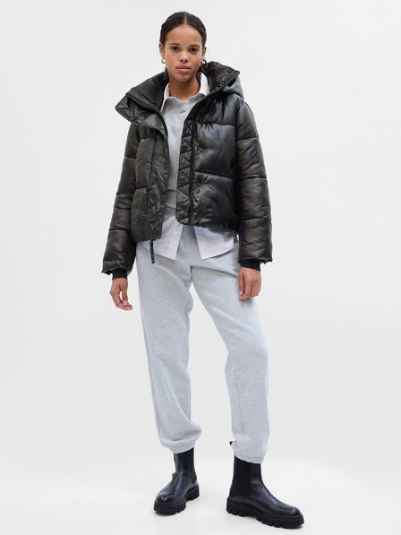 GAP Zimní prošívaná bunda crop PrimaLoft® GAP