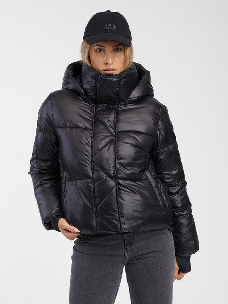 GAP Zimní prošívaná bunda crop PrimaLoft® GAP