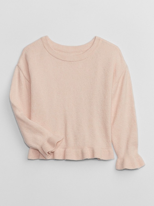 GAP Baby svetr s volánky CashSoft