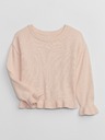 GAP Baby svetr s volánky CashSoft