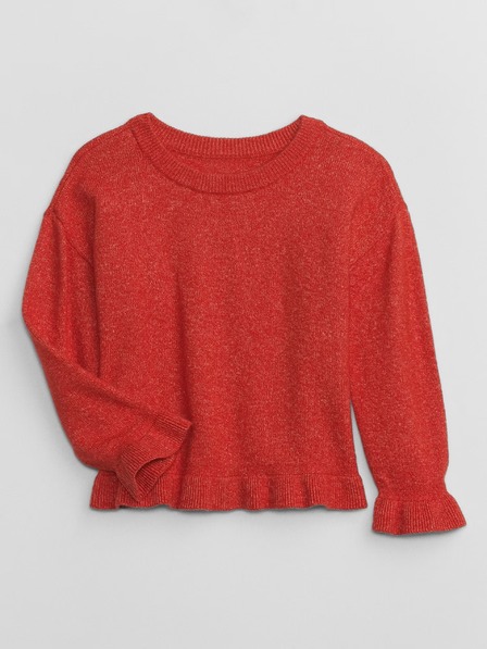GAP Baby svetr s volánky CashSoft