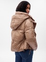 GAP Zimní prošívaná bunda crop PrimaLoft® GAP