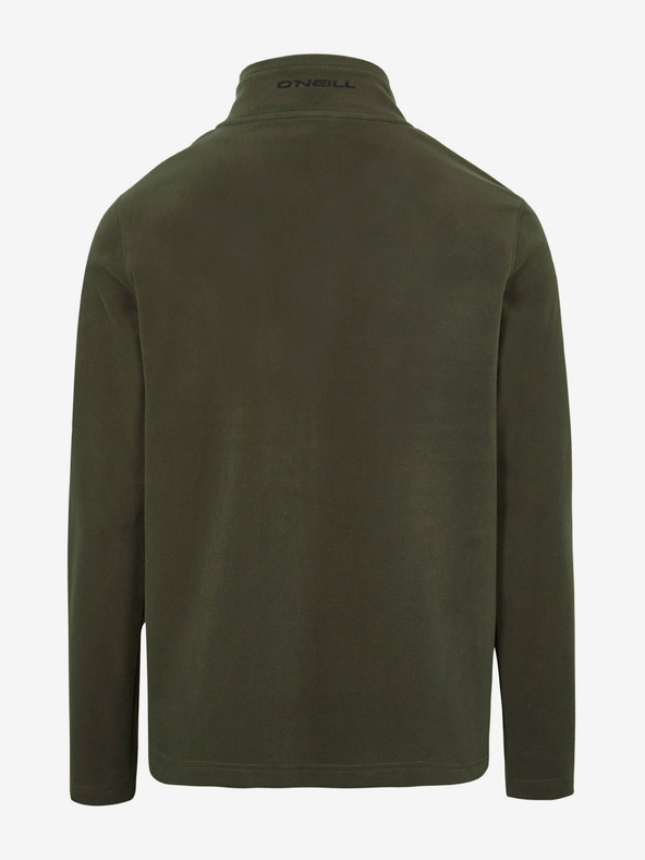 O'Neill Khaki pánská flísová mikina na zip se stojáčkem O'Neill Jack's