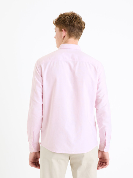 Celio Růžová pánská košile Celio Daxford