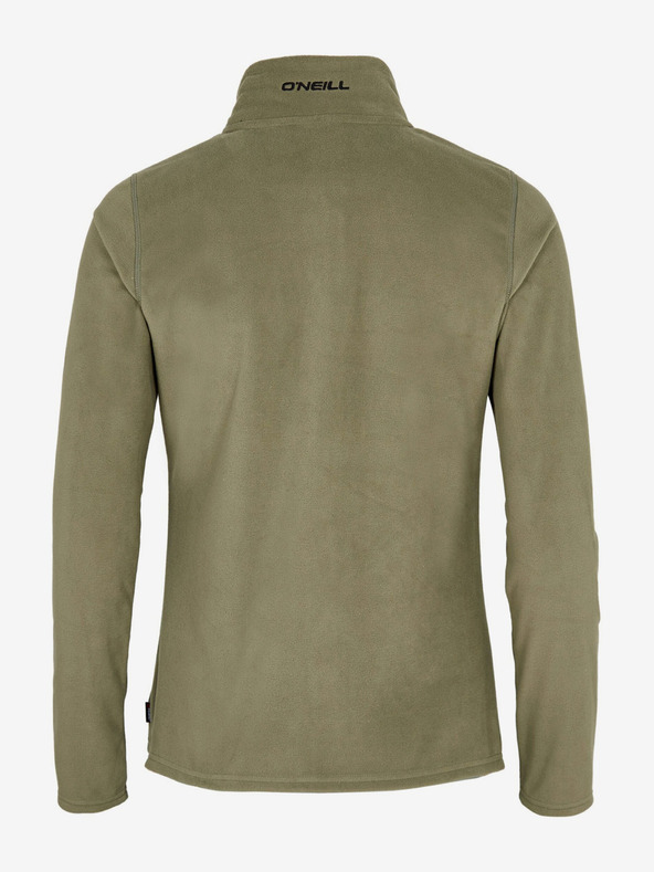 O'Neill Khaki dámská flísová mikina na zip se stojáčkem O'Neill Jack's