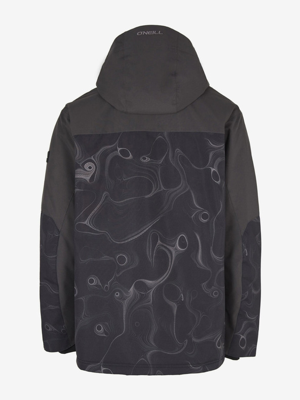 O'Neill Černá pánská lyžařská/snowboardová bunda O'Neill Texture