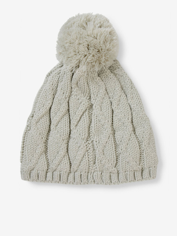 O'Neill Béžová dámská zimní čepice s bambulí O'Neill Nora