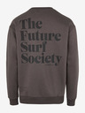 O'Neill Tmavě zelená pánská mikina s potiskem na zádech O'Neill Future Surf Society