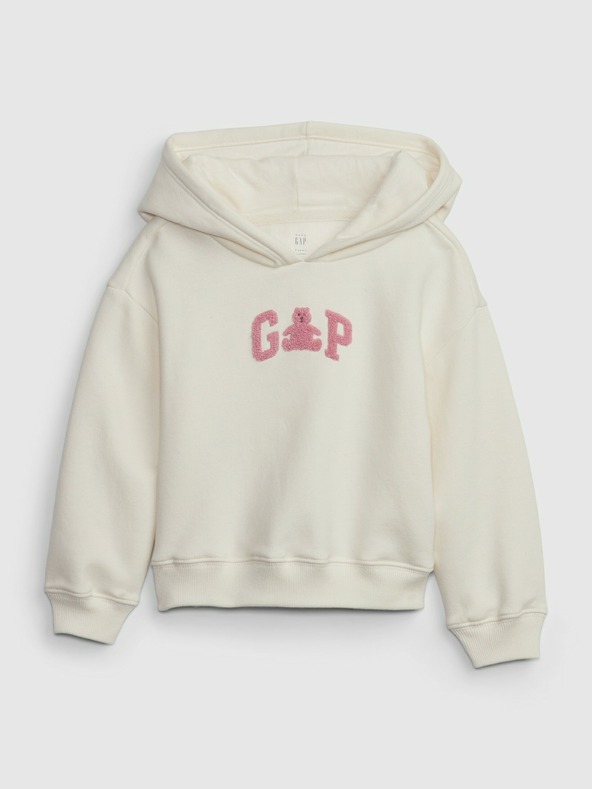 GAP Baby mikina s logem a kapucí