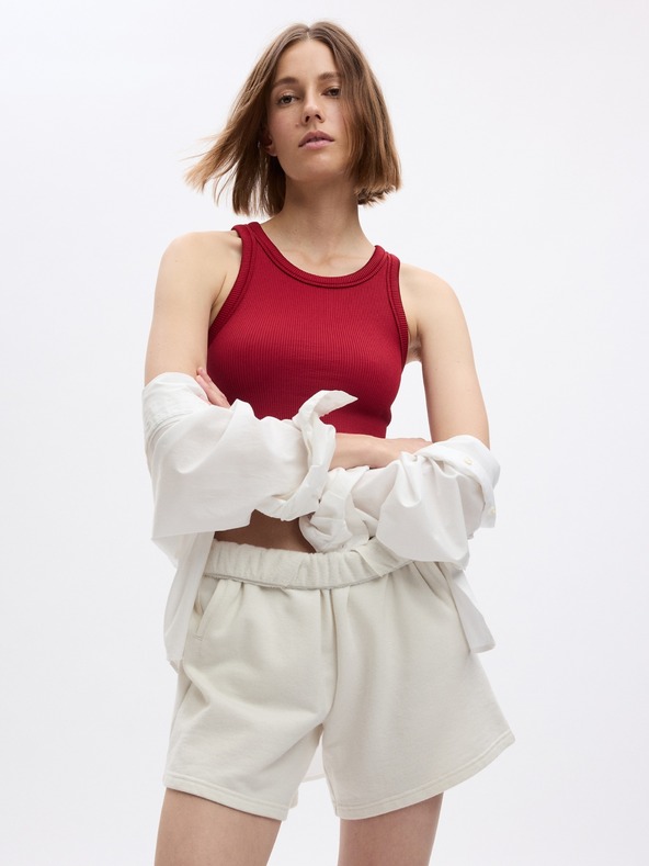 GAP Sportovní crop top GapFit Seamless Rib GAP