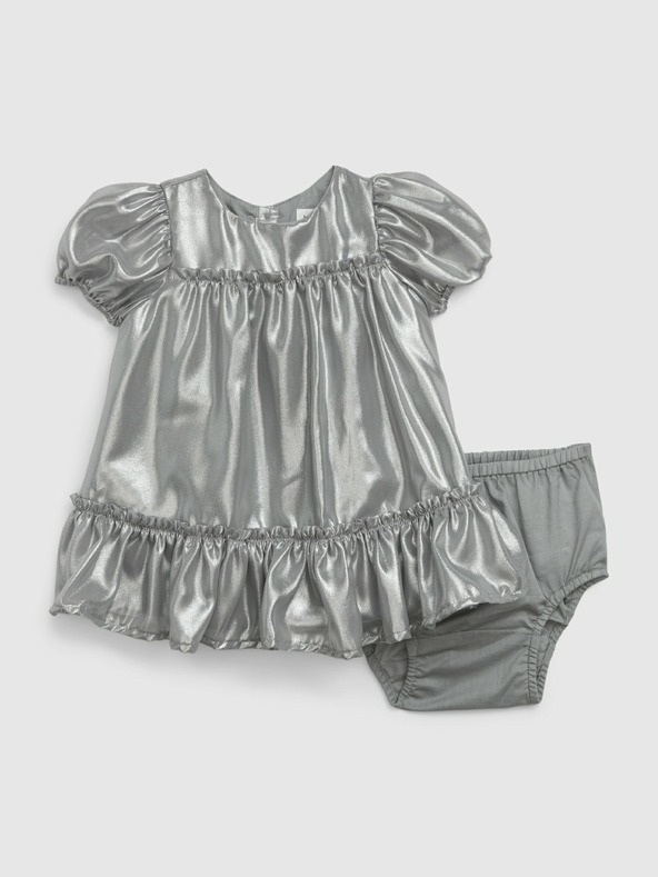 GAP Baby saténové šaty GAP