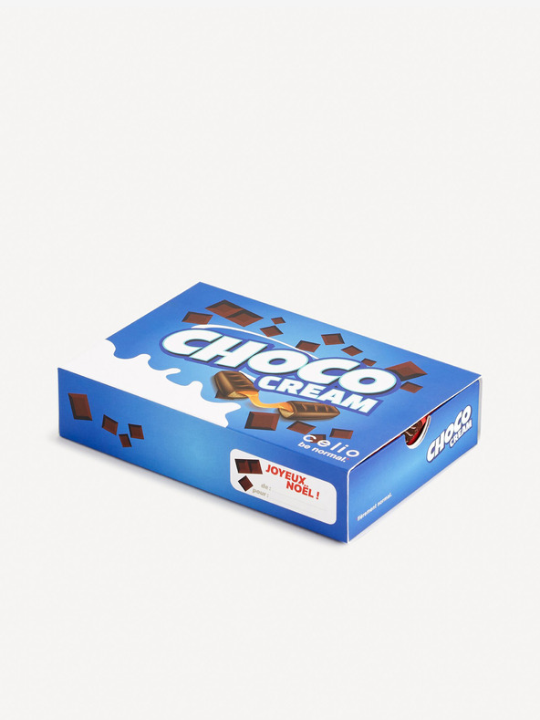 Celio Červené pánské vzorované boxerky Celio Choco