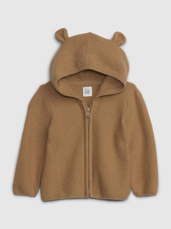 GAP Baby svetr s kapucí CashSoft GAP