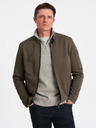 Ombre Clothing Khaki pánská lehká bunda Ombre Clothing BIKER