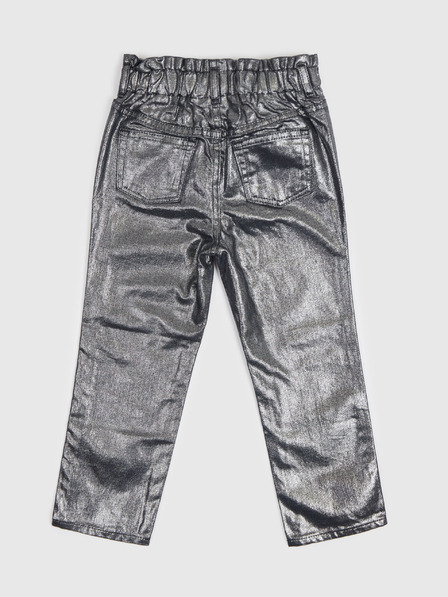 GAP Baby metalické džíny mom GAP