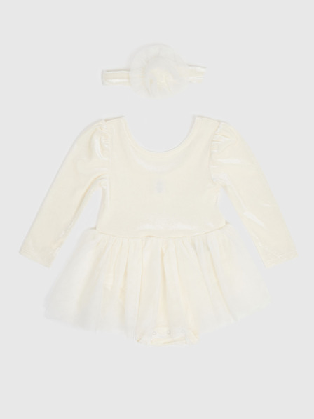 GAP Baby sametové body se sukní GAP