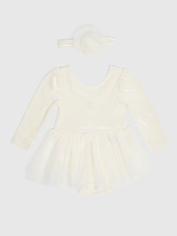 GAP Baby sametové body se sukní GAP