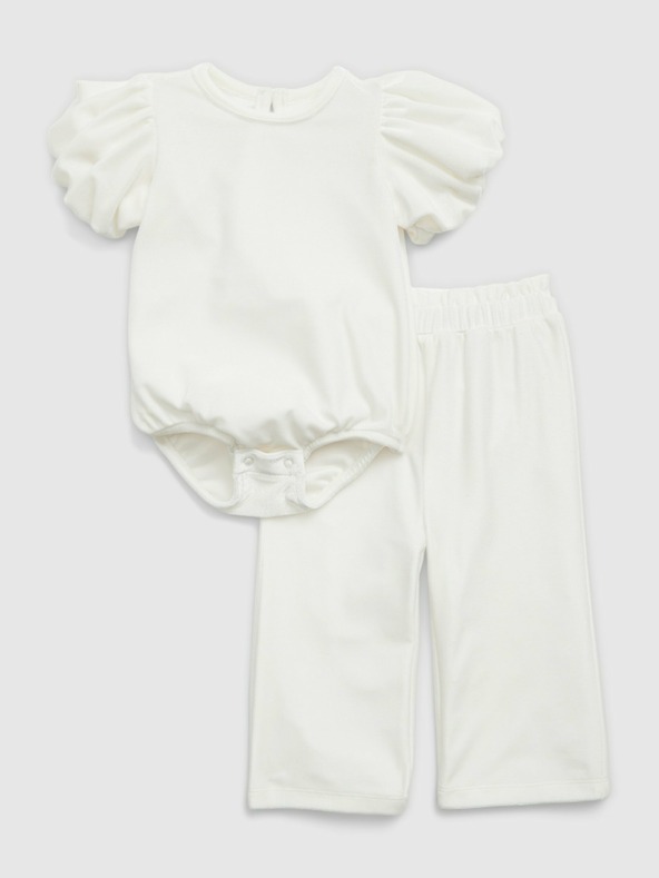 GAP Baby sametový outfit GAP