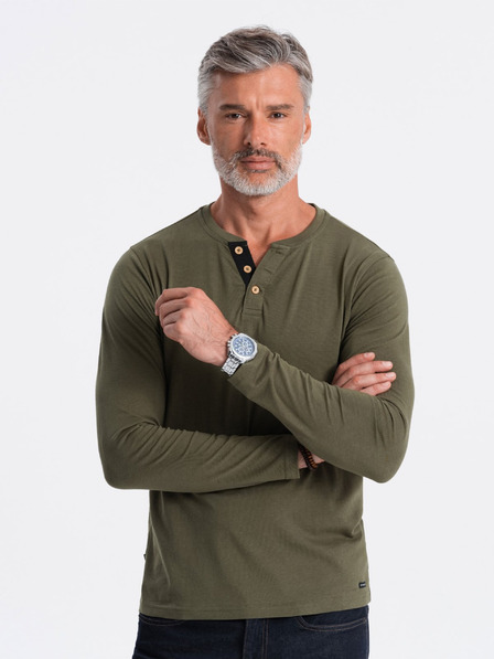 Ombre Clothing Henley Triko