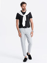 Ombre Clothing Černé pánské tričko s kapsičkou Ombre Clothing