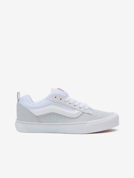 Vans Světle šedé tenisky s koženými detaily VANS Knu Skool