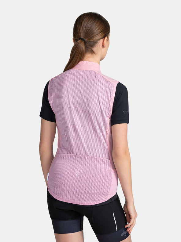 Kilpi Světle růžová dámská lehká sportovní vesta Kilpi Flow