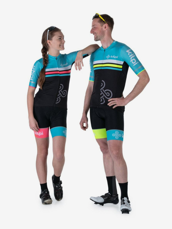 Kilpi Černo-modré dámské cyklistické tričko Kilpi Corridor