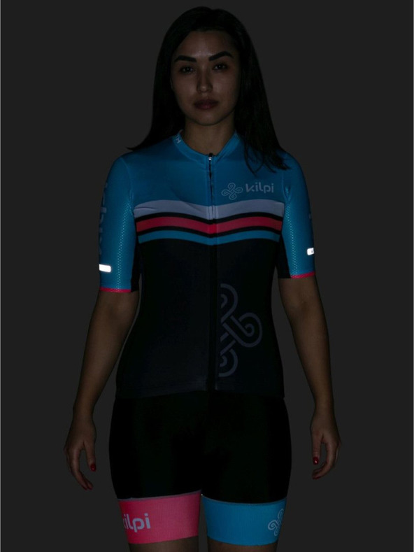 Kilpi Černo-modré dámské cyklistické tričko Kilpi Corridor