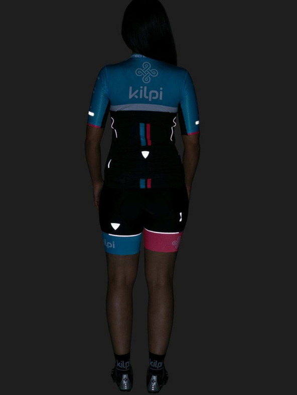 Kilpi Černo-modré dámské cyklistické tričko Kilpi Corridor