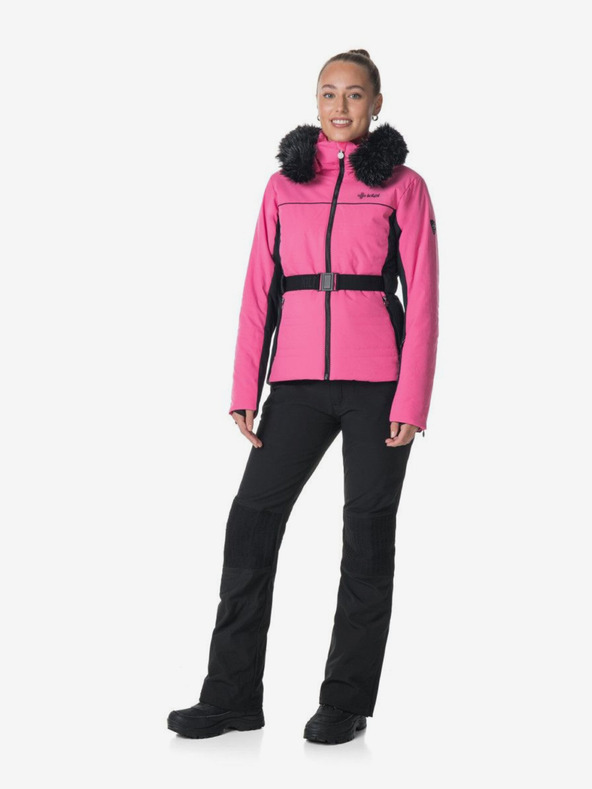 Kilpi Růžová dámská zimní lyžařská bunda Kilpi Carrie