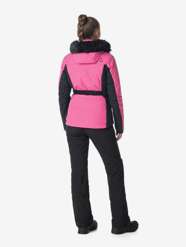 Kilpi Růžová dámská zimní lyžařská bunda Kilpi Carrie