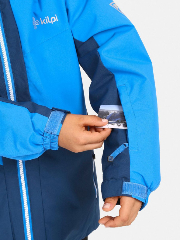Kilpi Modrá klučičí lyžařská zimní bunda Kilpi Ateni