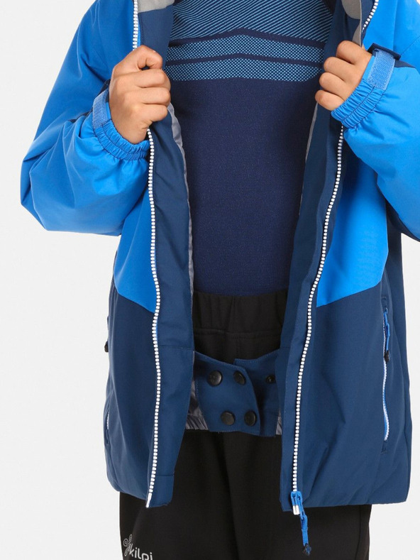 Kilpi Modrá klučičí lyžařská zimní bunda Kilpi Ateni