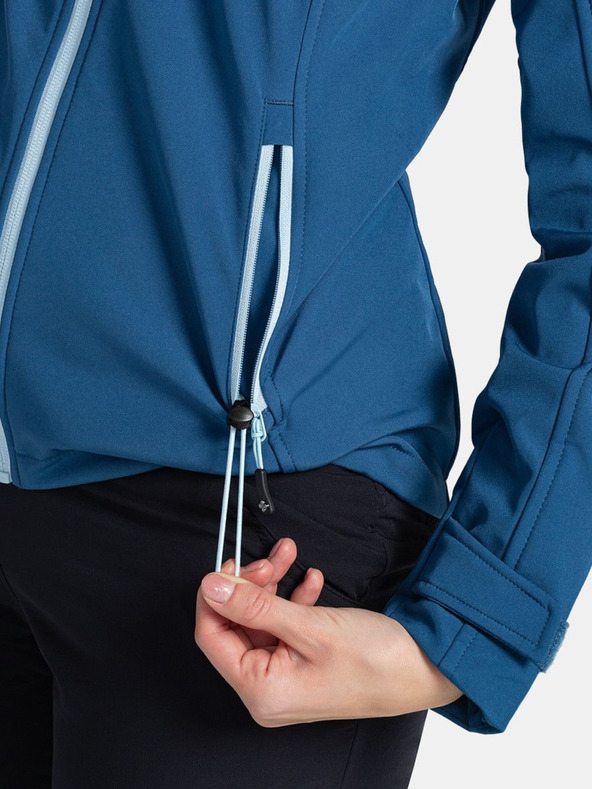 Kilpi Tmavě modrá dámská softshellová bunda Kilpi Rawia