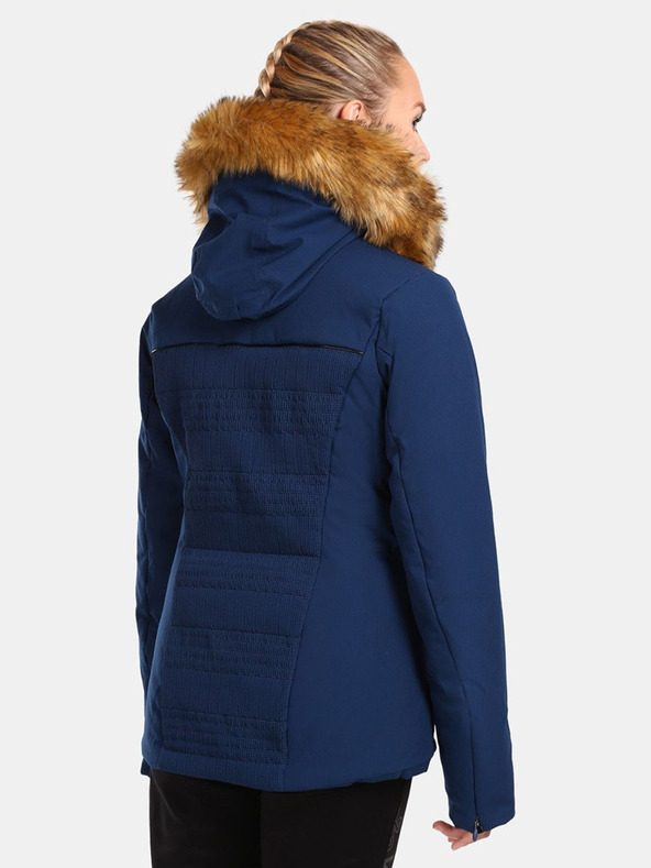 Kilpi Tmavě modrá dámská lyžařská vyhřívaná bunda Kilpi Emilin-W