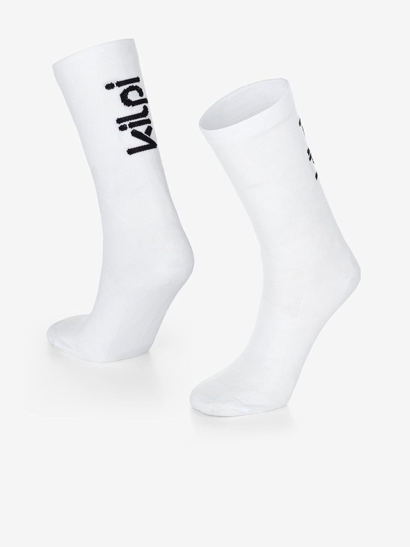 Kilpi Bílé unisex ponožky Kilpi Cycler