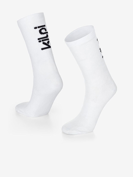 Kilpi Bílé unisex ponožky Kilpi Cycler