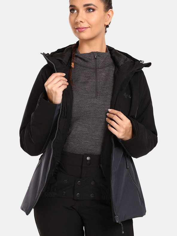 Kilpi Černá dámská lyžařská bunda Kilpi Flip