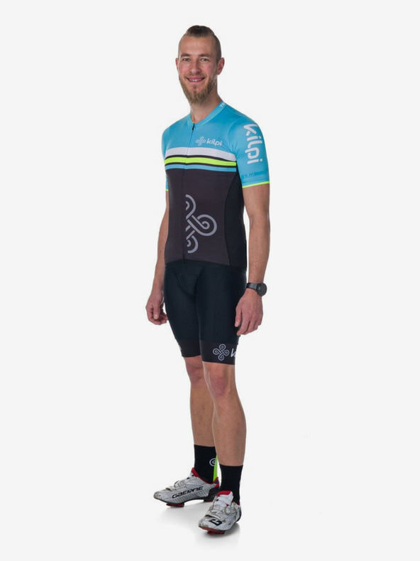 Kilpi Černo-modré pánské cyklistické tričko Kilpi CORRIDOR-M