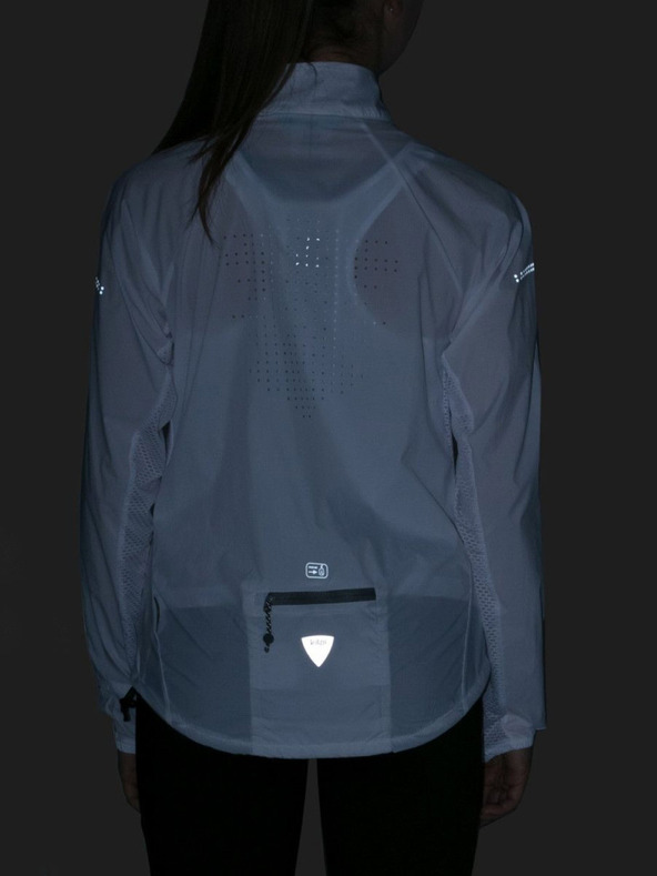 Kilpi Bílá dámská běžecká bunda Kilpi TIRANO-W