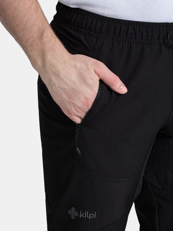Kilpi Černé pánské outdoorové kalhoty Kilpi Arandi-M