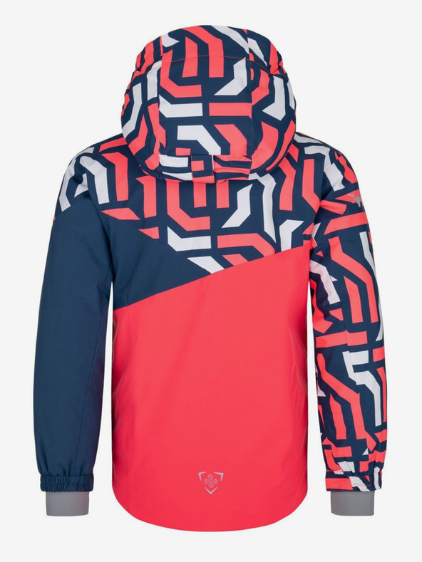 Kilpi Modro-růžová holčičí vzorovaná lyžařská bunda Kilpi SAARA-JG