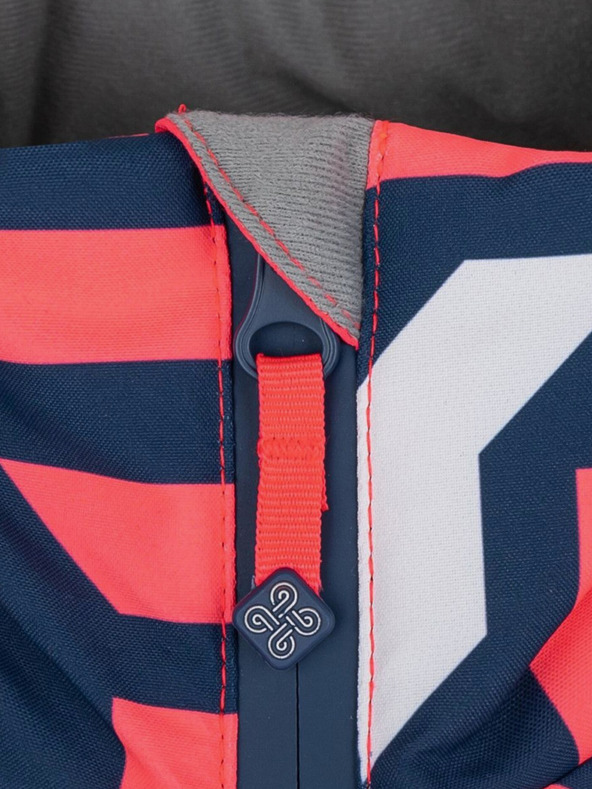 Kilpi Modro-růžová holčičí vzorovaná lyžařská bunda Kilpi SAARA-JG