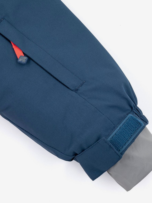 Kilpi Modro-růžová holčičí vzorovaná lyžařská bunda Kilpi SAARA-JG