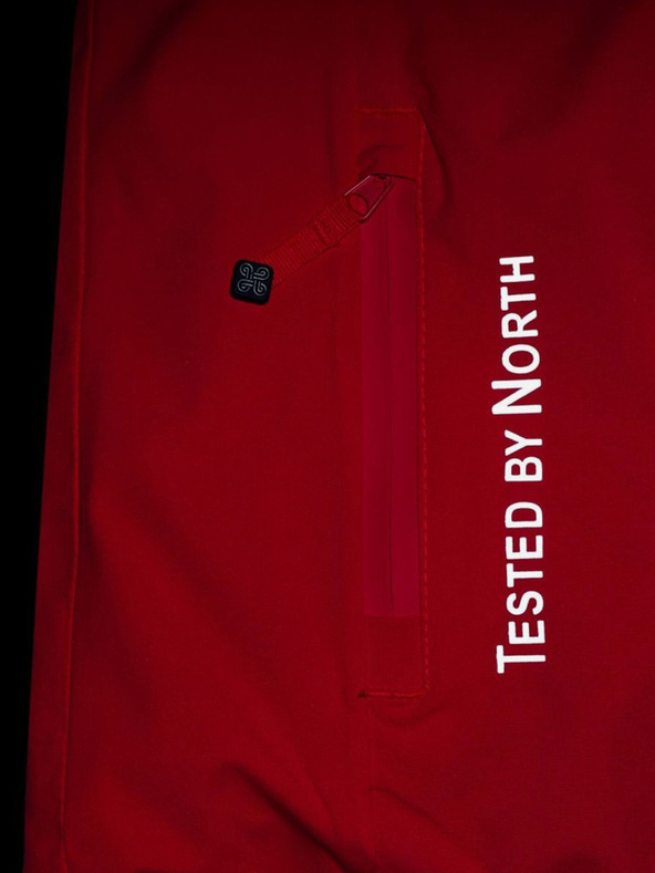 Kilpi Modro-růžová holčičí vzorovaná lyžařská bunda Kilpi SAARA-JG