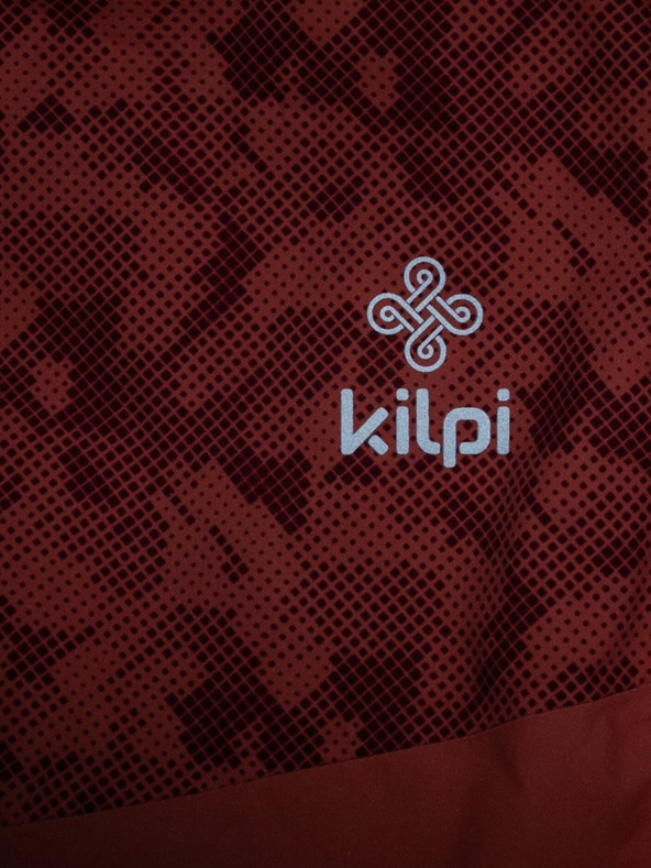 Kilpi Červeno-oranžová holčičí vzorovaná lyžařská bunda Kilpi SAARA-JG