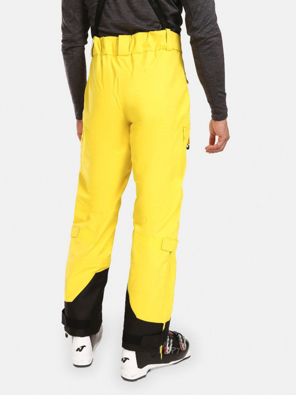 Kilpi Žluté pánské zimní sportovní kalhoty Kilpi Lazzaro