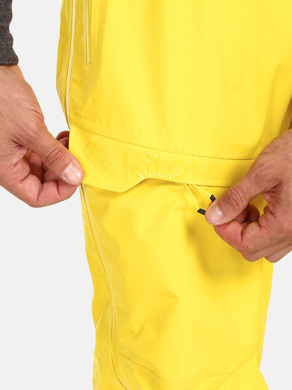 Kilpi Žluté pánské zimní sportovní kalhoty Kilpi Lazzaro