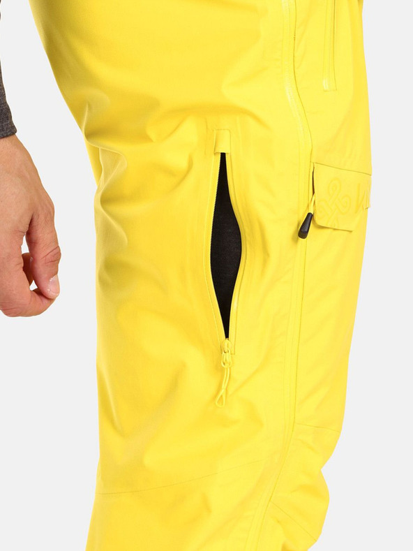Kilpi Žluté pánské zimní sportovní kalhoty Kilpi Lazzaro