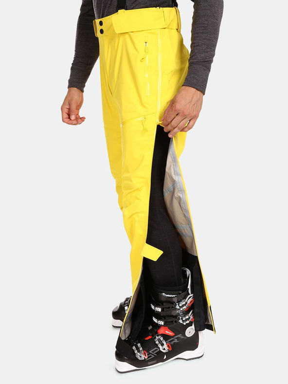 Kilpi Žluté pánské zimní sportovní kalhoty Kilpi Lazzaro
